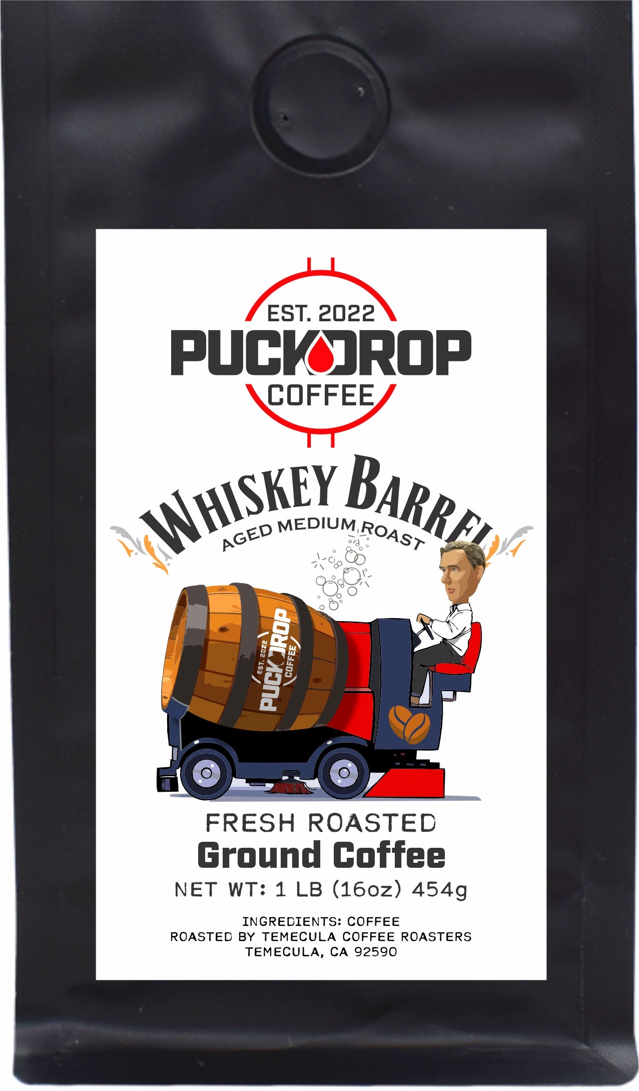 Whiskey Barrel Aged Medium Roast