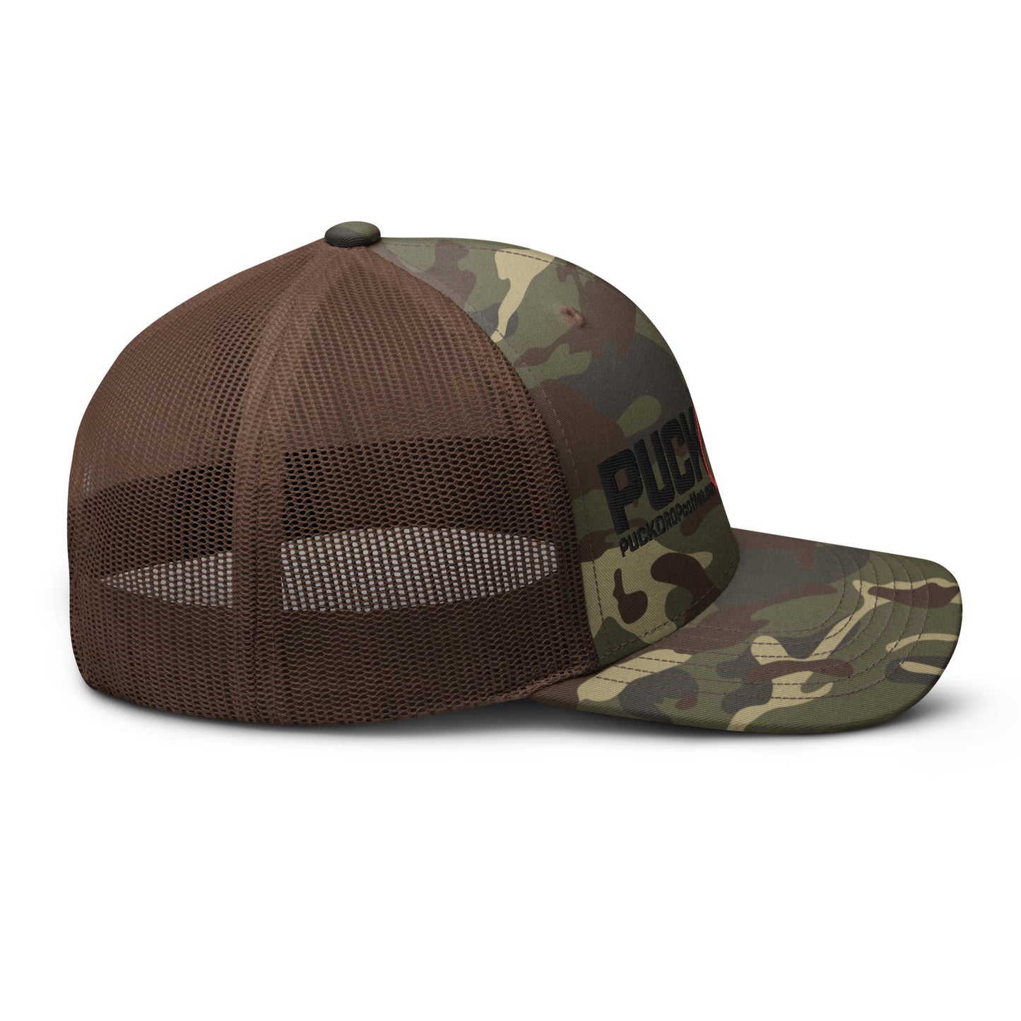 PUCK! Snapback Camouflage trucker hat
