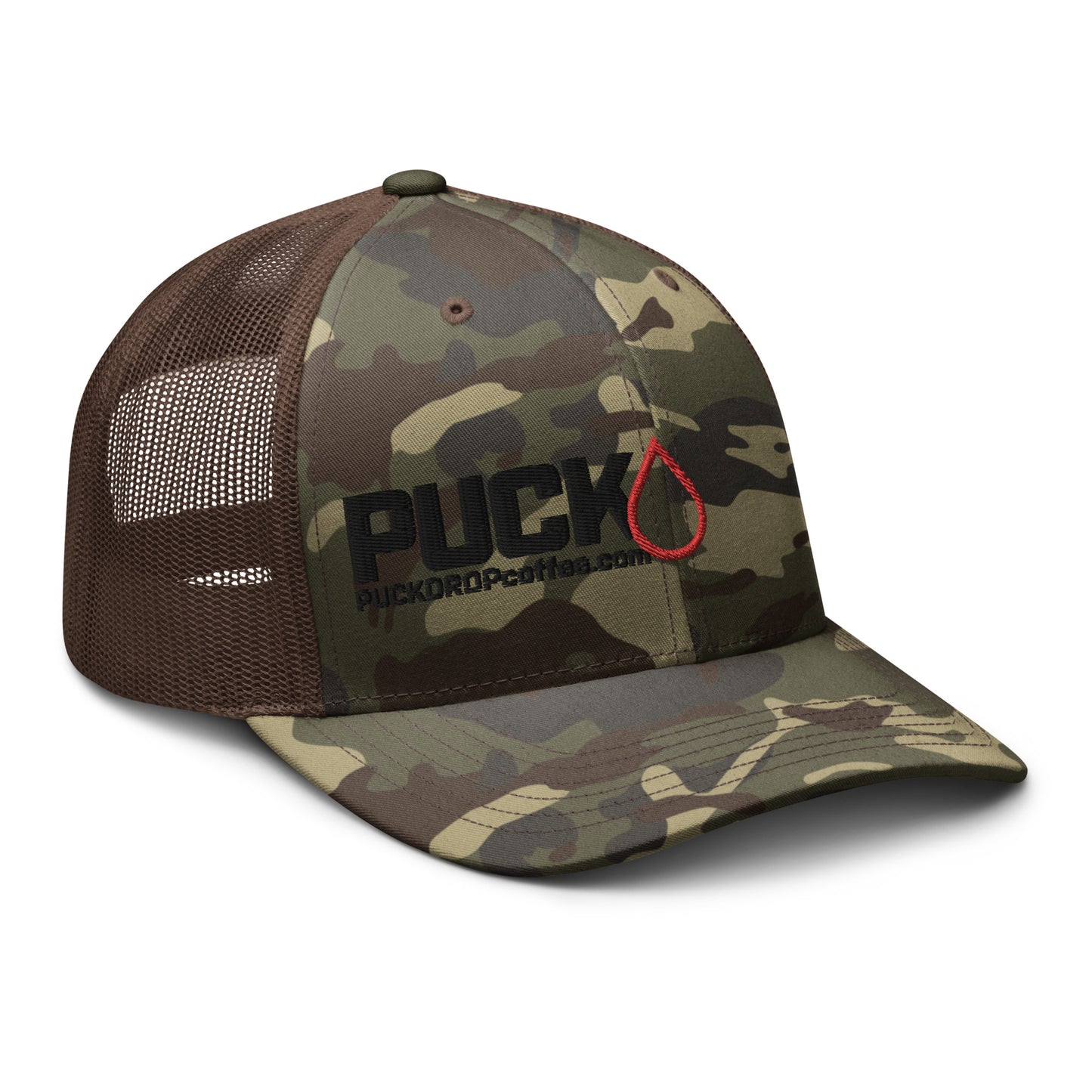 PUCK! Snapback Camouflage trucker hat