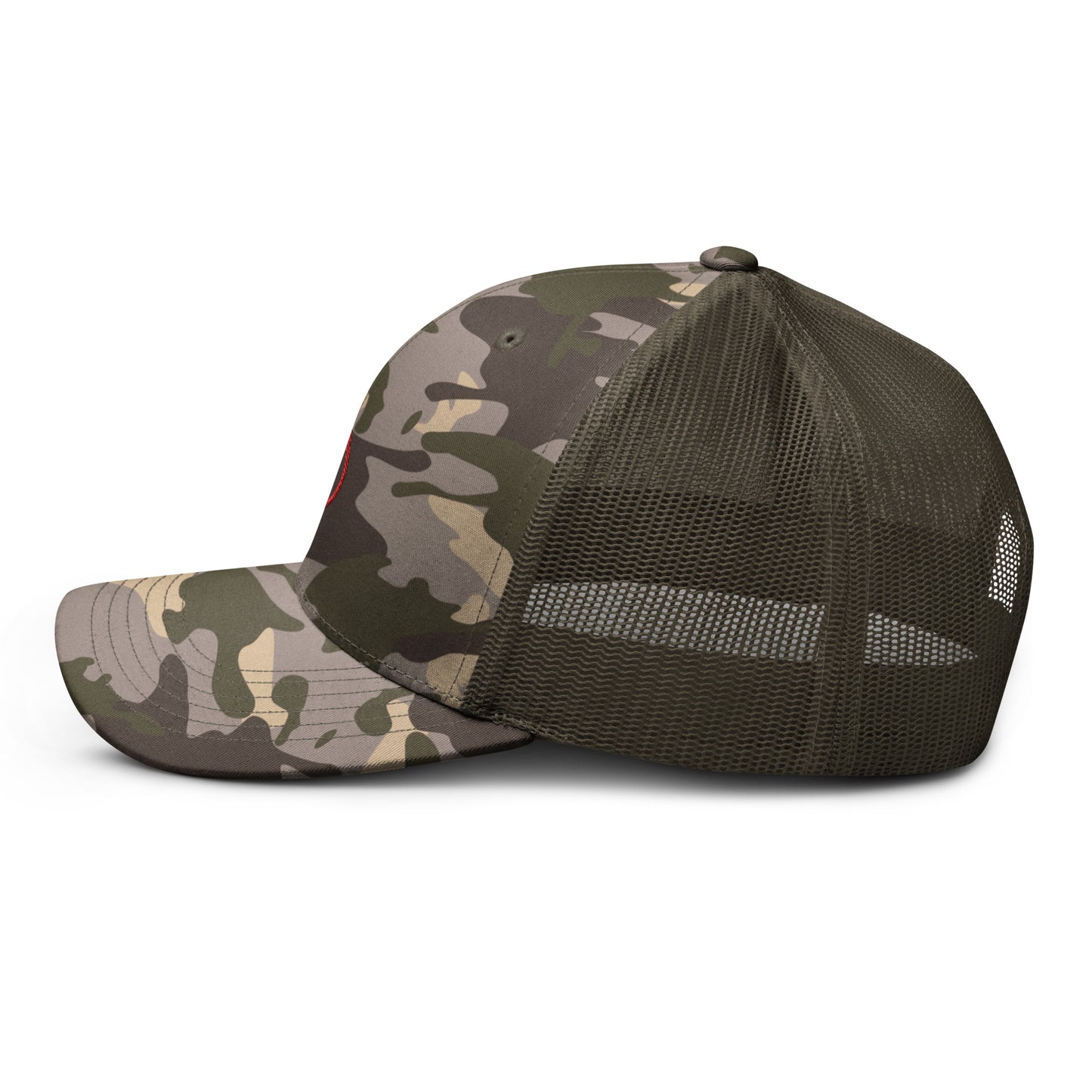 PUCK! Snapback Camouflage trucker hat