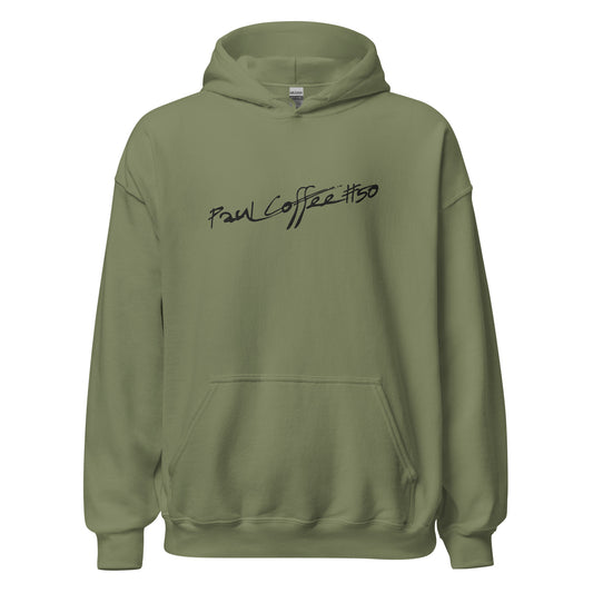 Paul Coffee Signature - Embroidered Front/Digital Print Back - Unisex Hoodie