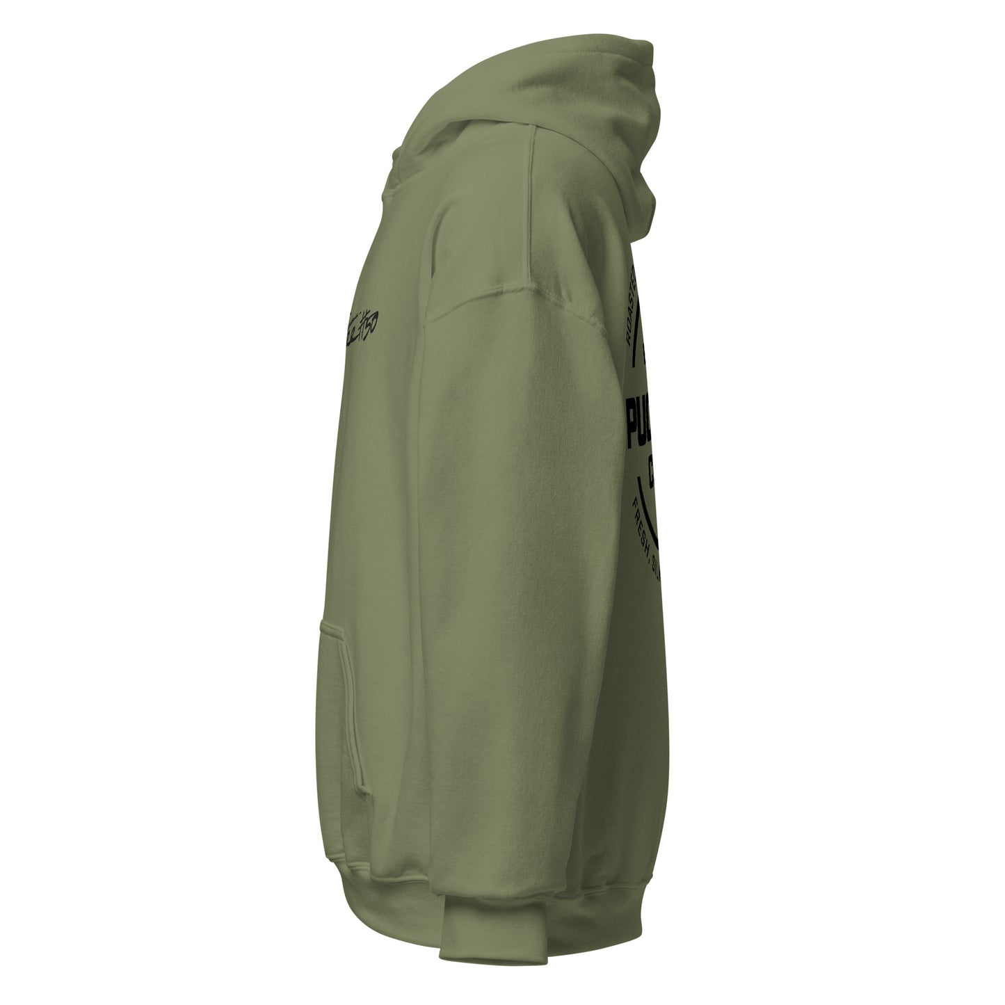 Paul Coffee Signature - Embroidered Front/Digital Print Back - Unisex Hoodie