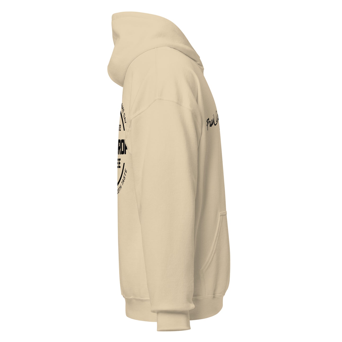 Paul's Unisex Hoodie Gildan - Embroidery Front - Print Back 50/50 - SAND