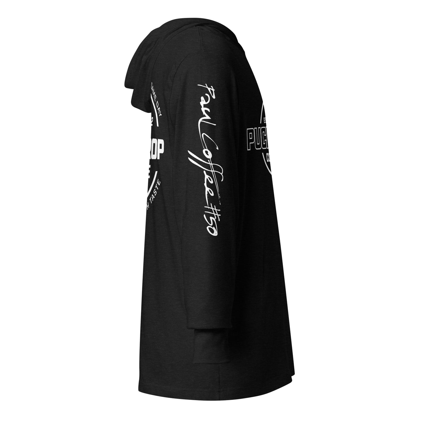 PUCKDROP Hooded long-sleeve tee