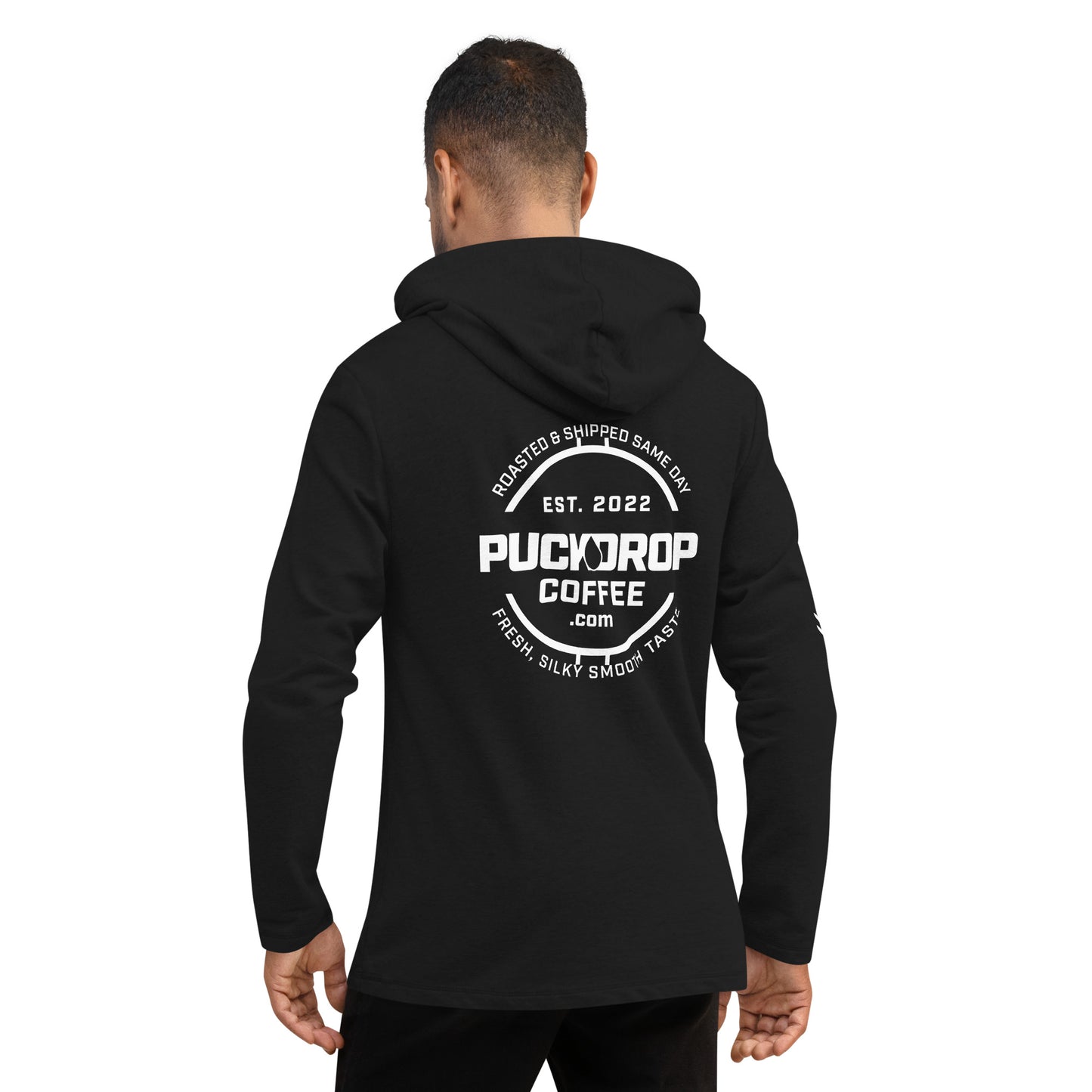PUCKDROP French Terry Unisex Lightweight Hoodie