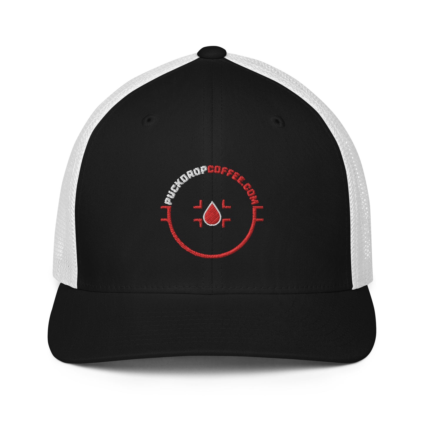 PUCKDROP FlexFit Mesh back trucker cap