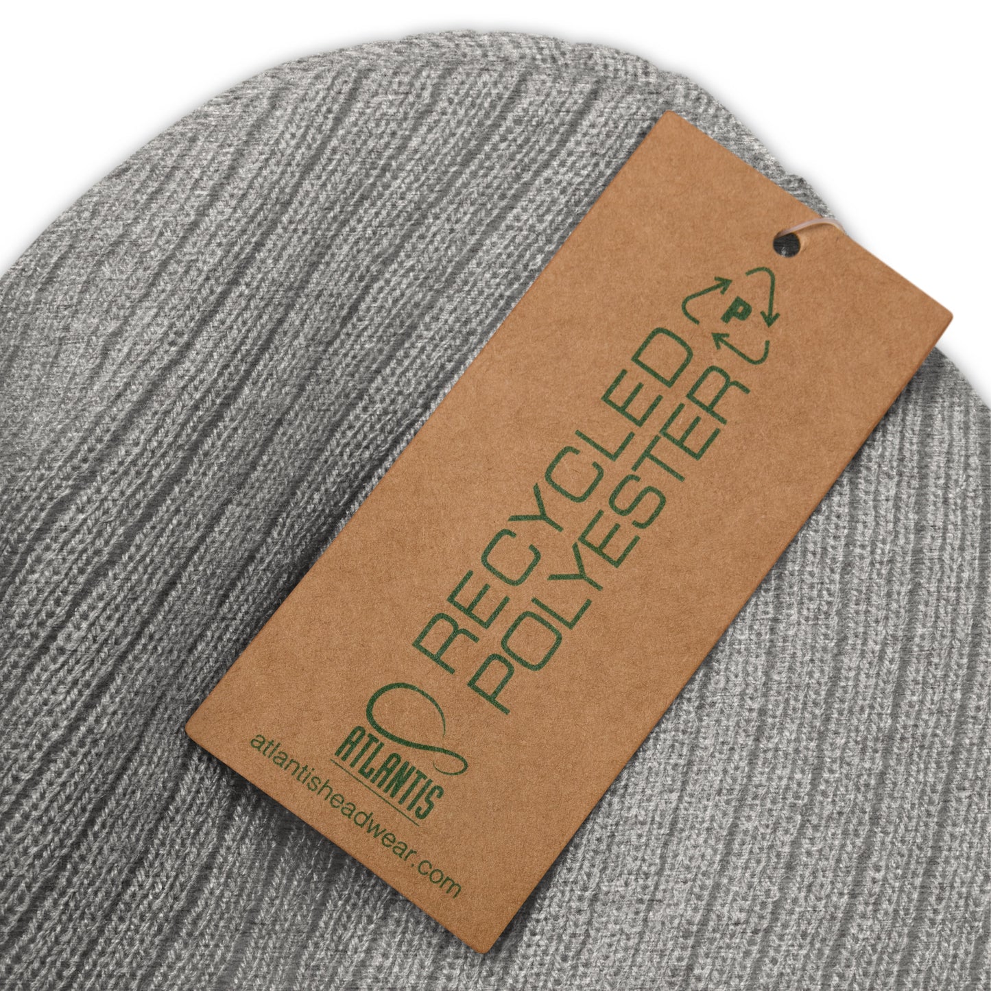 PUCK drop Ribbed knit beanie