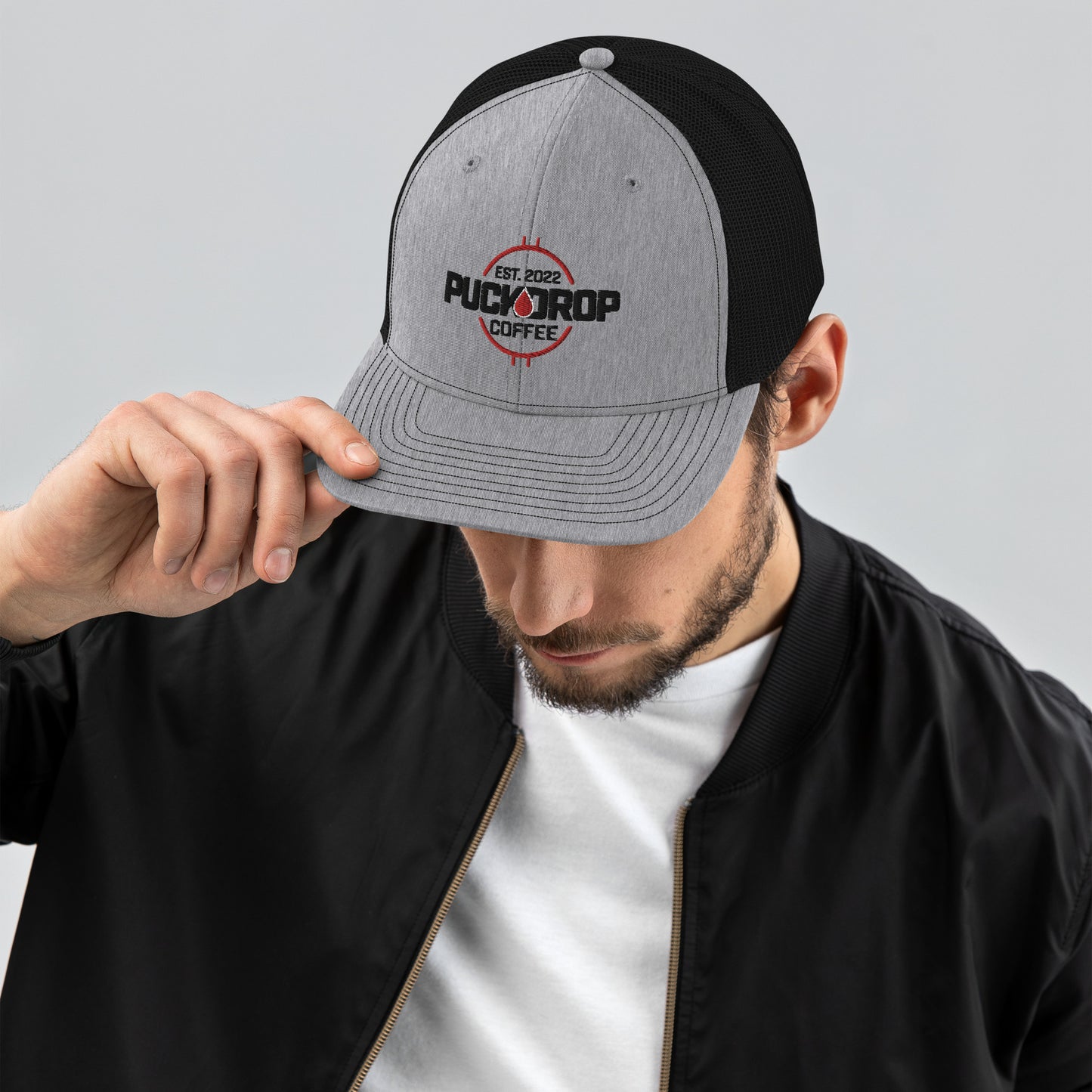 PUCKDROP Coffee Trucker Cap