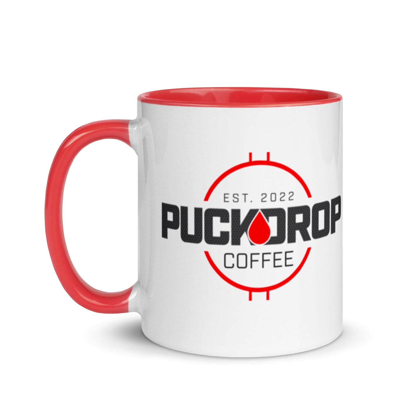 11 oz PUCKDROP Coffee Mug with Color Inside