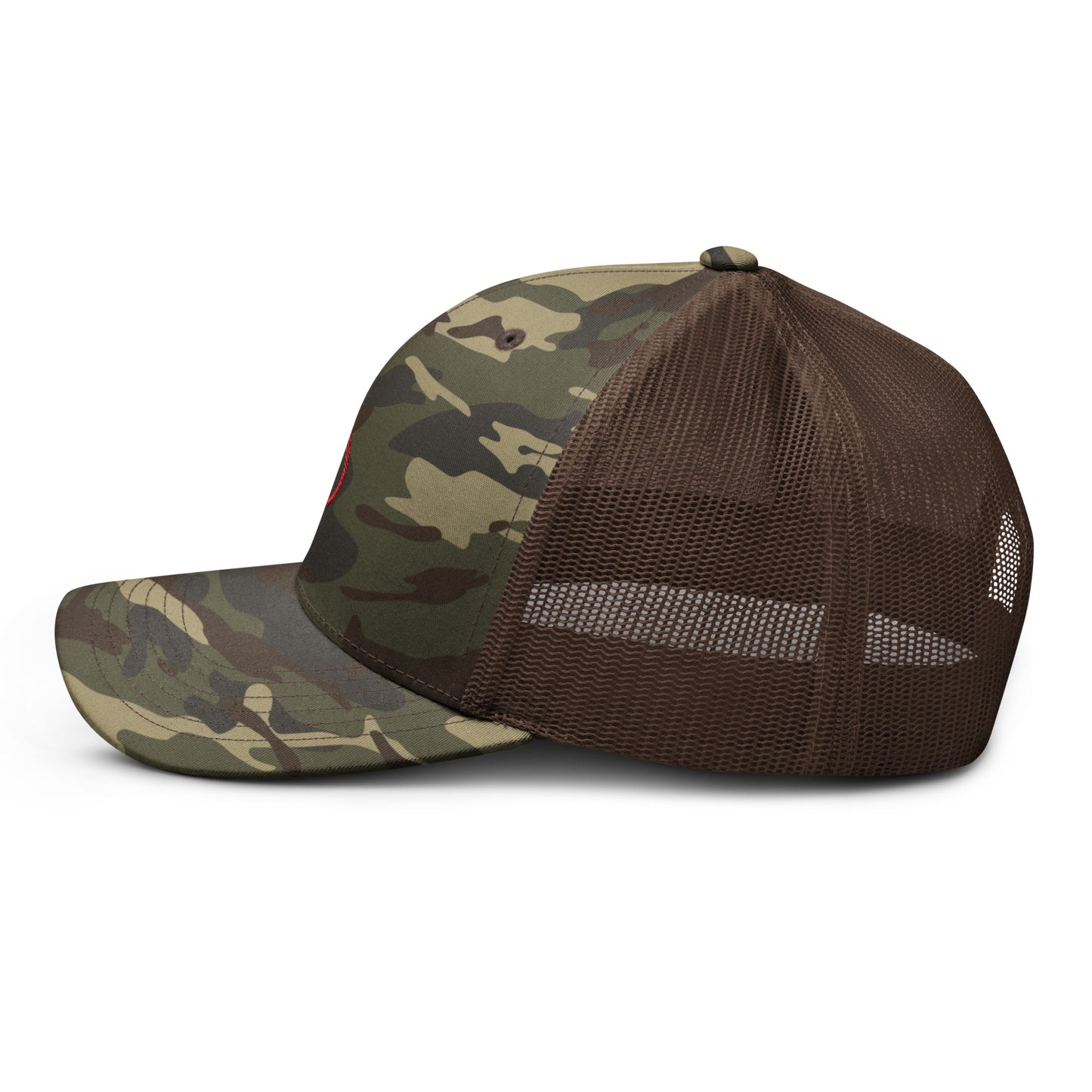 PUCK! Snapback Camouflage trucker hat
